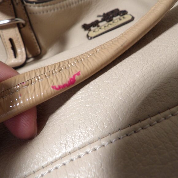 Coach Madison Pebbled Leather Chained Tote No GO968-14111 - Picture 7 of 10